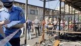 Столичный рынок сгорел дотла. ФОТОрепортаж