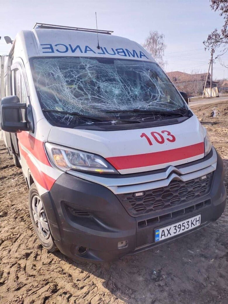Окупанти атакували швидку на Харківщині