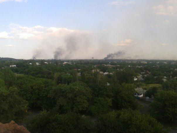 шахтерск обстрелы