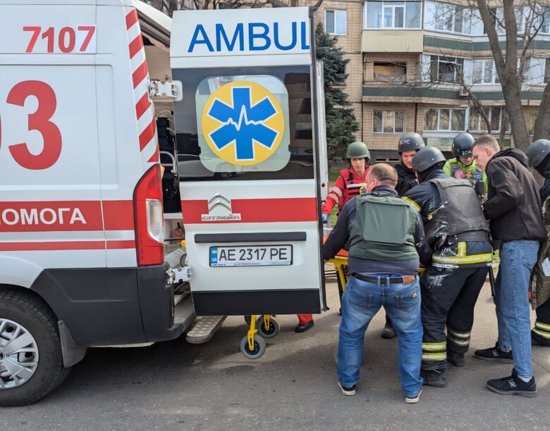 последствия удара по Кривому Рогу