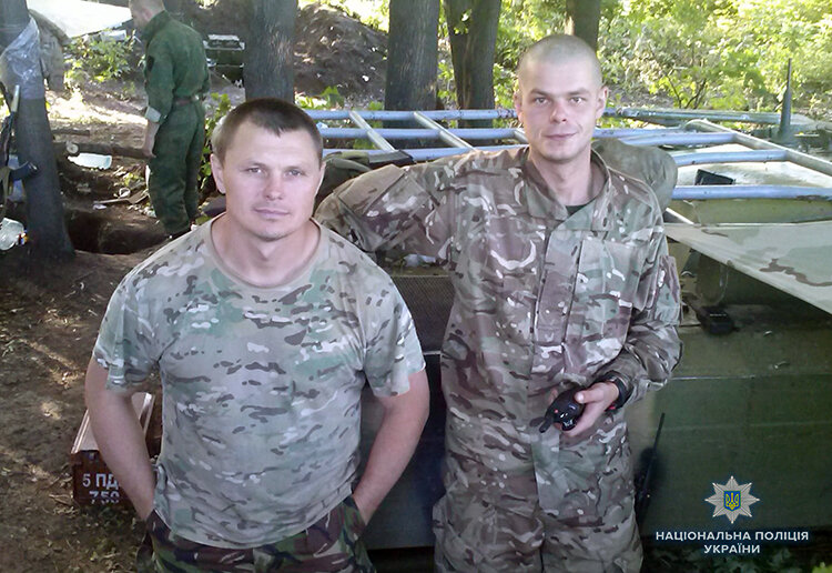 Олександр Панченко і Андрій Ткачук, десантник 25-ої бригади, два Народних героя України