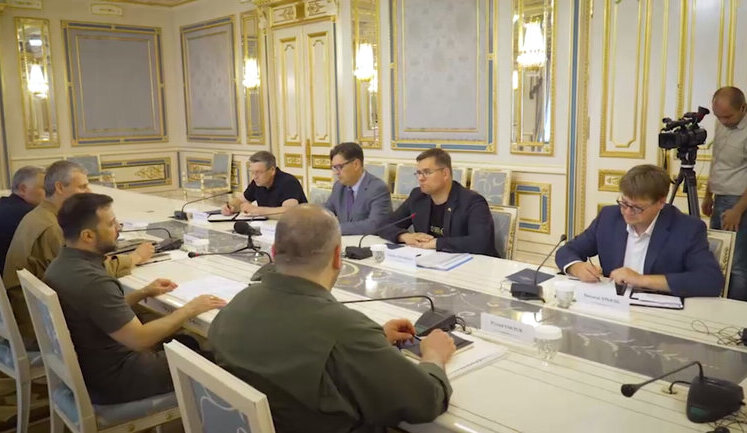 Зеленский встретился с министром обороны Литвы Кащюнасом в Киеве. ВИДЕО