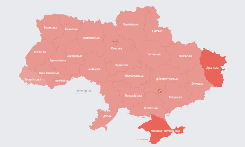 В Украине объявлена масштабная воздушная тревога из-за взлета МиГ-31К - носителя Кинжалов 01