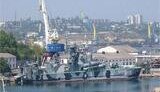 Поврежденный артобстрелом в Грузии ракетный корабль «Мираж» встал на ремонт в Севастополе. ФОТОрепортаж.