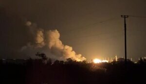 Пожежа на нафтобазі в Енемі