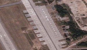 Airplanes connected to Prigozhin in Belarus. PHOTO