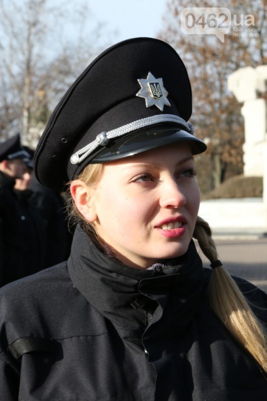 чернигов полиция присяга патрульная патрульные