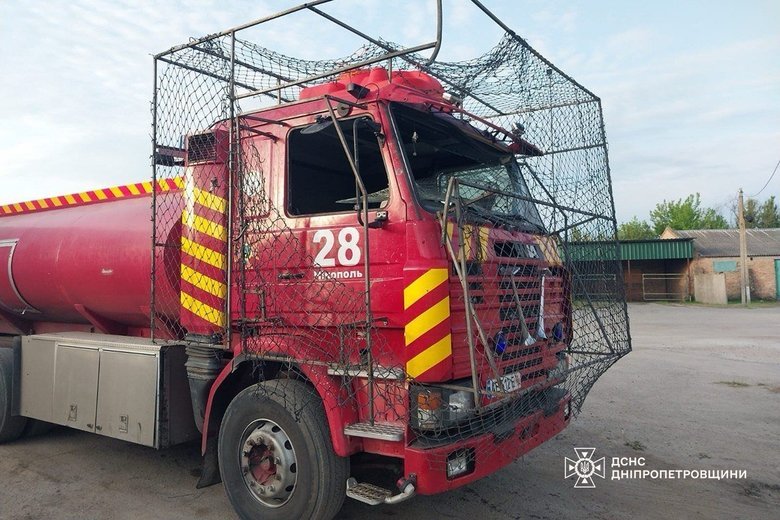 Росіяни атакували авто рятувальників на Нікопольщині
