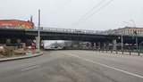 Шулявський міст після падіння опор освітлення залишився без ліхтарів і тролейбусної мережі. ФОТОфакт