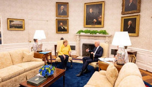 Байден и Меркель подписали Вашингтонскую декларацию