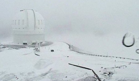 снег гавайи