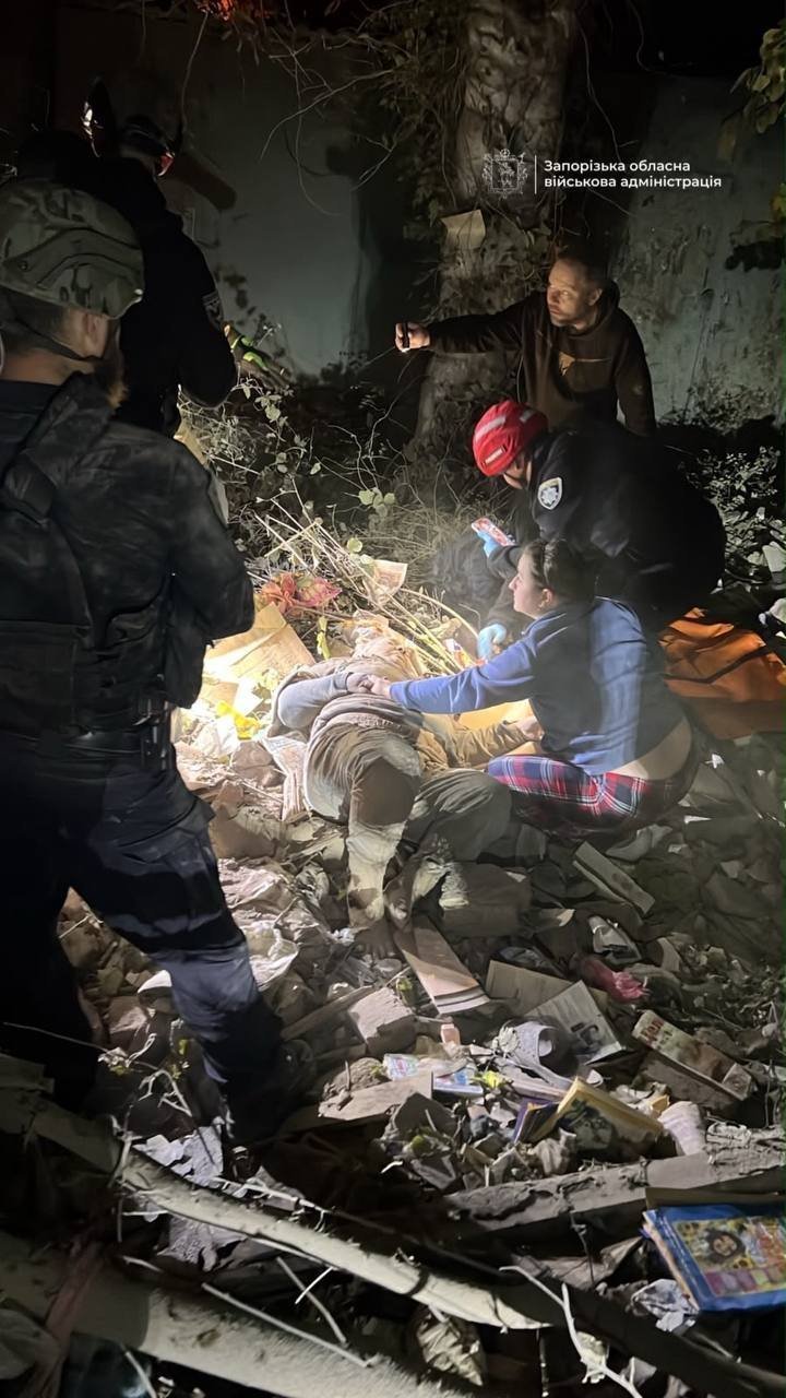 Обстріли Запоріжжя зранку 10 довтня