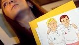 В России представили раскраску про тандем: "Теперь каждый ребенок может раскрасить жизнь Вовы и Димы сам"