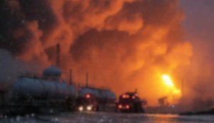 Удар РФ по об’єкту Нафтогазу на Харківщині