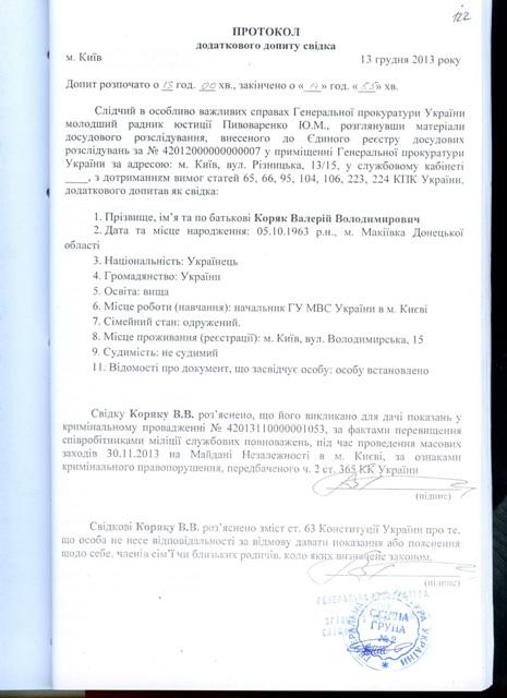 сивкович допрос попов протоколы коряк