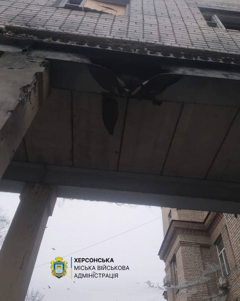 Последствия российского удара по медучреждению в Херсоне