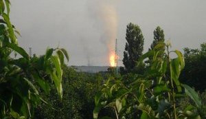пожар газопровод авдеевка