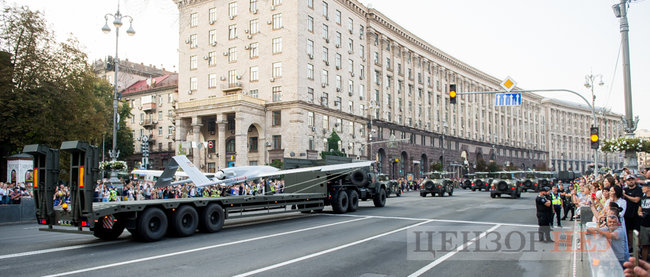Репетиция парада в Киеве 21 августа 09