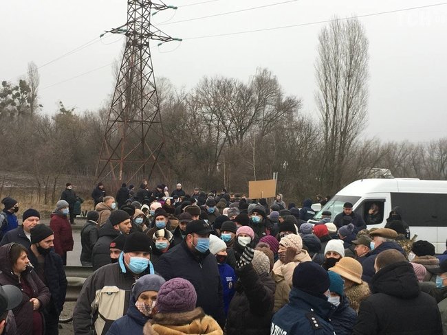 Мешканці Харківщини перекрили трасу через подорожчання газу 03