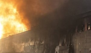 Унаслідок ворожого удару зруйновано сортувальний термінал "Нової пошти" у Полтаві. ФОТО