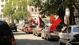 В Одессе автопробегом отметили день рождения Шухевича. ФОТОрепортаж