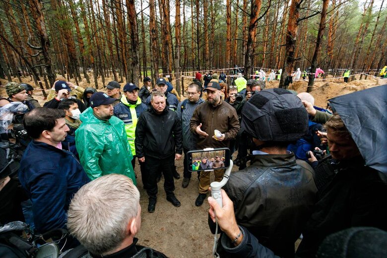 Total of 436 bodies were exhumed from mass burial site in Izium, Kharkiv region, - RMA 02