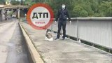 Крищенко про "мінера" ​​моста Метро: У нього була безладна мова, конкретних вимог не було, "бомба" виявилася муляжем із землею