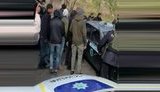 Під час конфлікту з добровольцями на блокпосту в Кремінній один із поліцейських зробив попереджувальний постріл. ВIДЕО