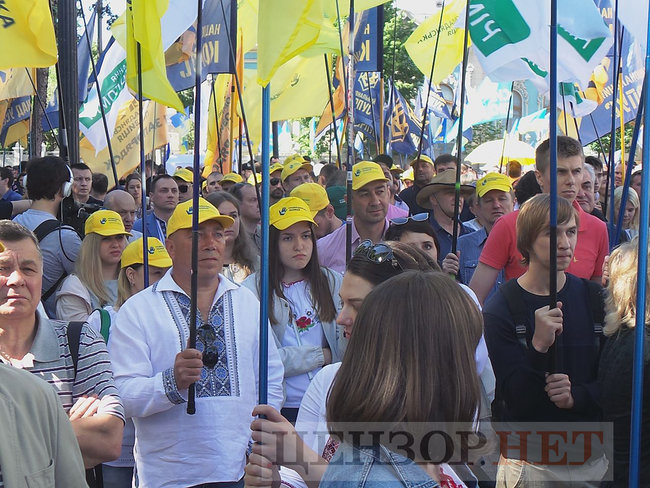 Rally outside Rada: protesters demand to adopt new Electoral Code 03