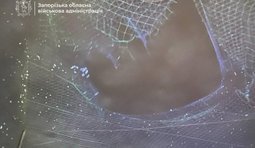 Антидронова сітка захистила автобус від FPV-дрона у Запоржжі