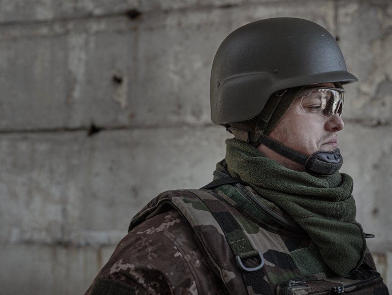 Belarusian volunteer Aliaksei 