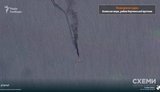 Горящие российские танкеры: вид из космоса