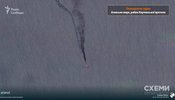 Палаючі російські танкери: вид з космосу