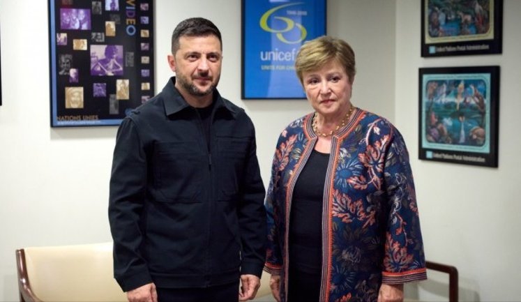 Зеленский и глава МВФ Георгиева обсудили программы по укреплению финансовой устойчивости Украины. ВIДЕО