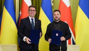 Бернем і Зеленський зустріч і обговорення санкції проти РФ