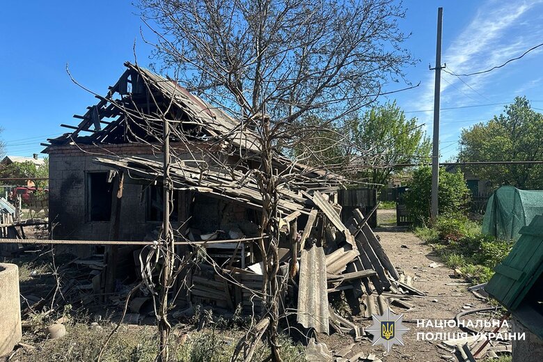Consequences of shelling in Donetsk region on 2 May