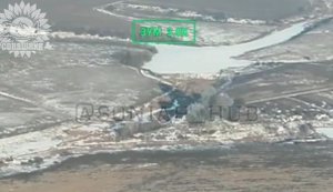 Авиация ВСУ бомбой GBU-62 нанесла точный удар по позициям оккупантов возле Дроновки. ВИДЕО