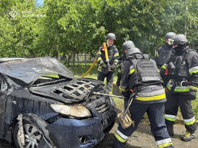 Запоріжжя після обстрілу