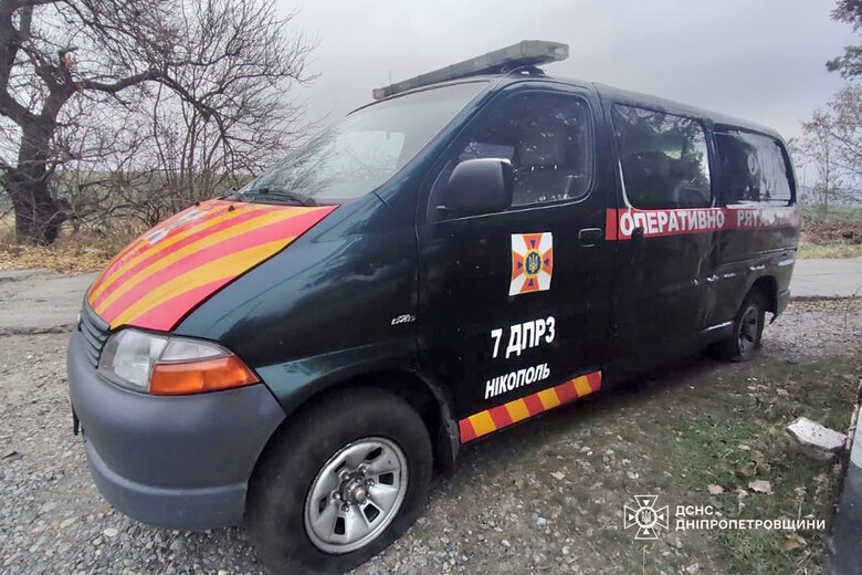 Russians attack rescuers in Nikopol district