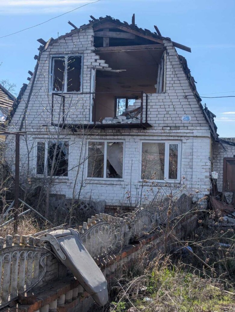 Shelling of Ivashky village in Kharkiv region