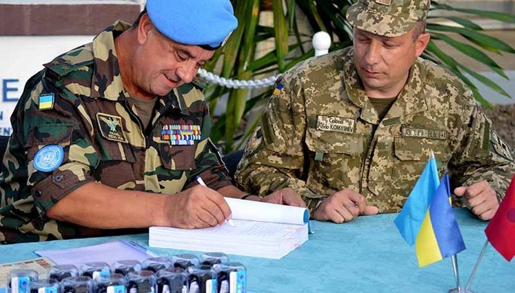 В Либерии состоялась ротация украинских миротворцев, - Минобороны. ФОТОрепортаж