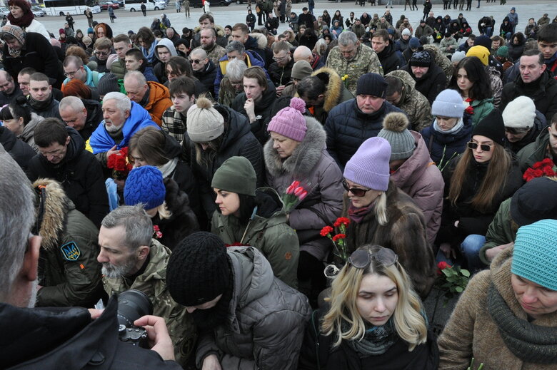 Із чотирма бійцями диверсійної групи Братства, які загинули на Брянщині в грудні 2022 року, попрощалися у Києві 19