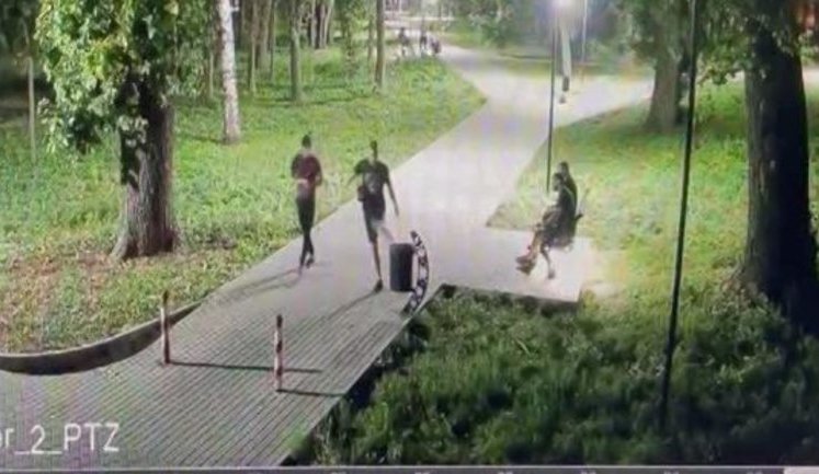 Вандалы за полчаса сломали в днепровском парке 16 урн. Горожане просто наблюдали за их буйством. ВИДЕО