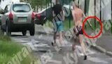 "Троещина, #бана в рот! Сука! Вообще не удивляюсь!", - в Киеве мужчина в трусах устроил на улице стрельбу из пистолета. ВИДЕО
