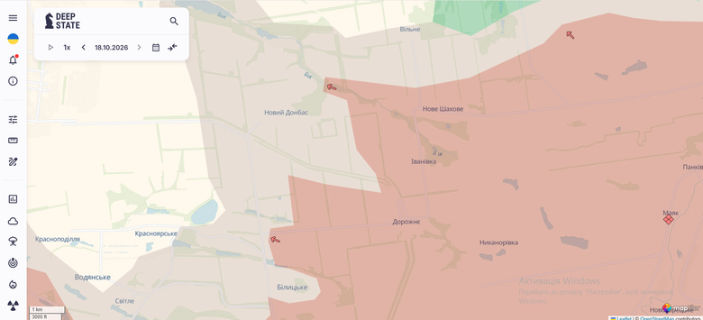 Novyi Donbas map
