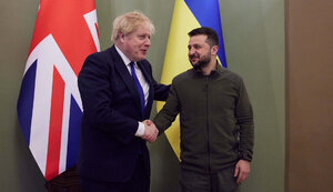 Johnson - one of most principled opponents of Russian invasion - Zelensky. PHOTOS