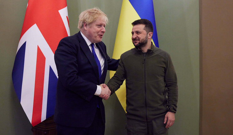 Johnson - one of most principled opponents of Russian invasion - Zelensky. PHOTOS