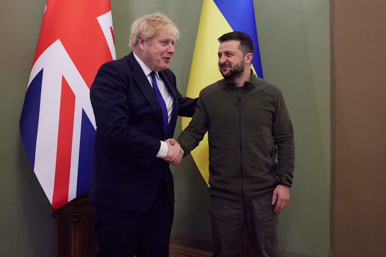 Johnson - one of most principled opponents of Russian invasion - Zelensky 01