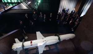 Shmyhal showcases Ukrainian missiles and drones to NATO representatives. PHOTOS