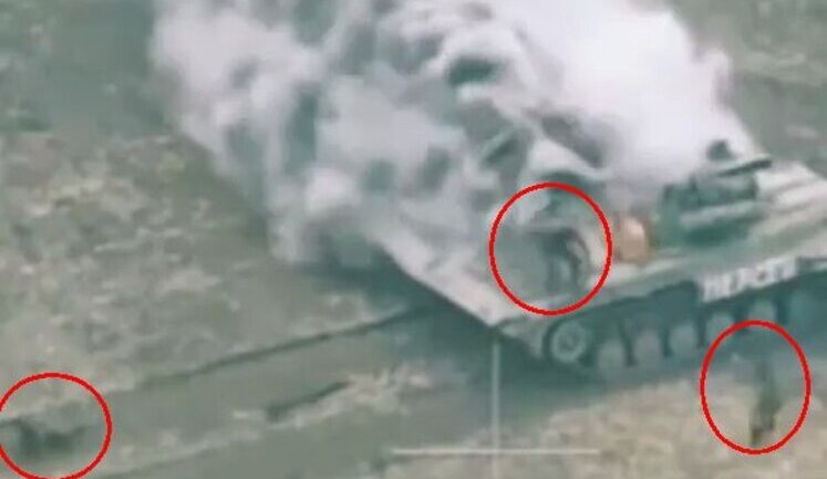 Невдала спроба наступу окупантів поблизу Водяного на Донеччині. ВIДЕО безпілотника